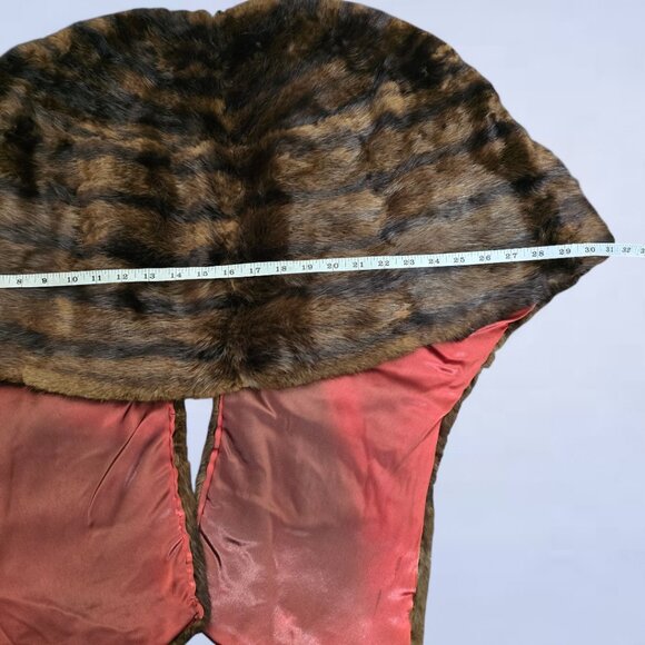 1950s Vintage Colquhouns Scottish Fur House Mink Stole Shawl - Picture 8 of 8